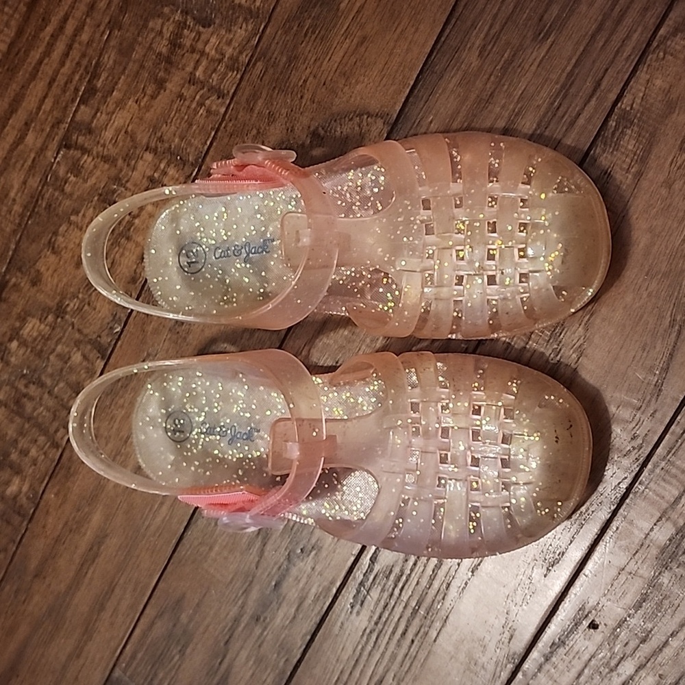 Cat & Jack girls jelly shoes, size 12